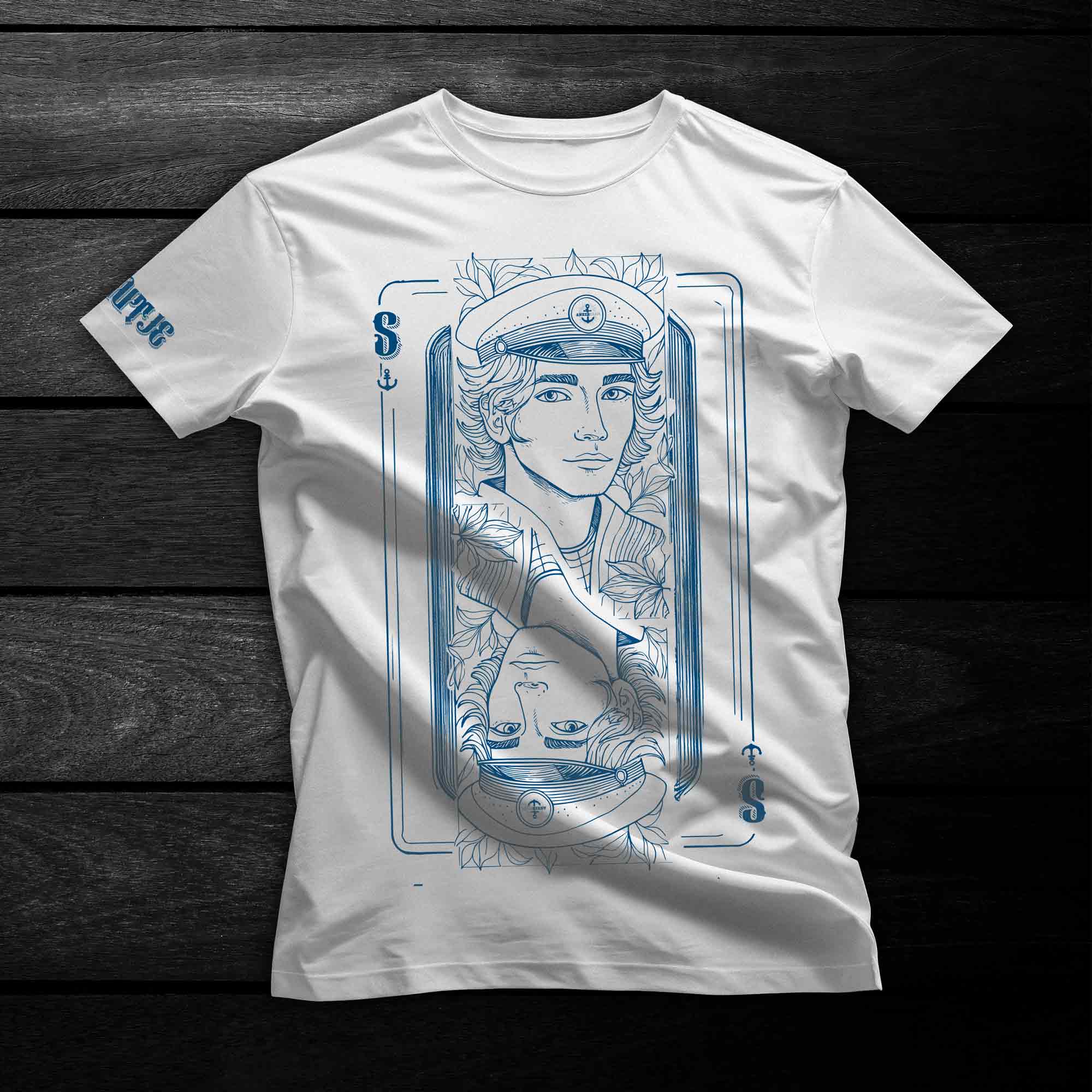 Ankerkram Kinder-Shirt - Smutje Spielkarte Ankerkram Kinder-Shirt - Smutje Spielkarte