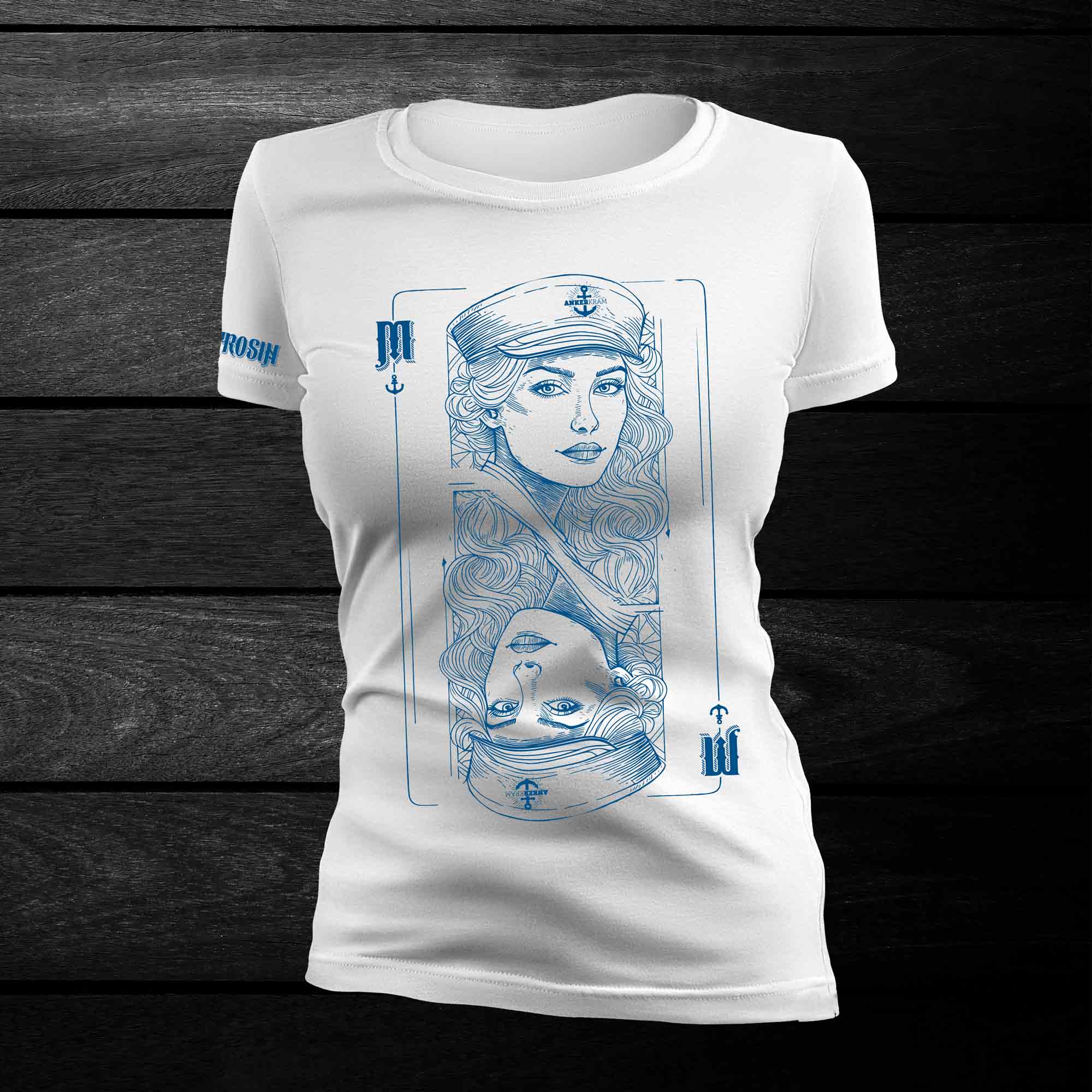 Ankerkram Shirt - Matrosin Spielkarte Ankerkram Shirt - Matrosin Spielkarte